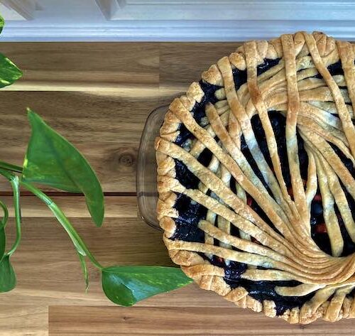Refined Sugar-free Maple Blueberry Pie